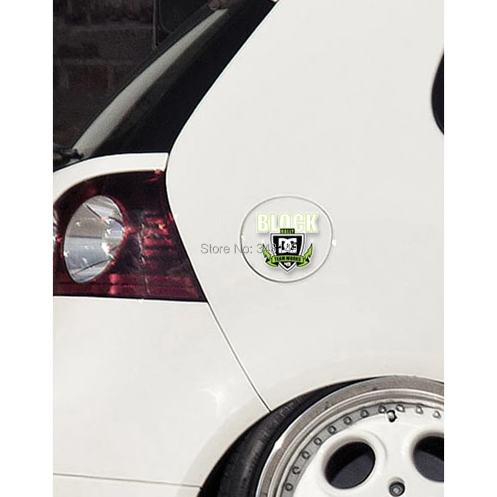 

Aliauto car styling block 43 team works funny car sticker and decal for ford focus feista vw skoda polo golf peugeot renault