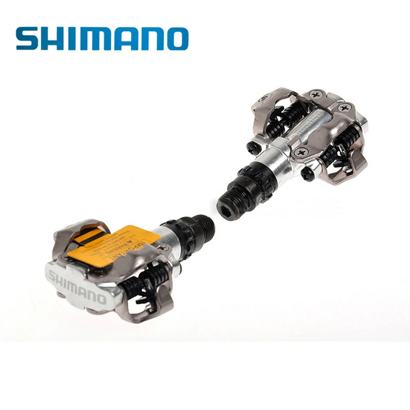 

SHIMANO PD-M520 M520 Chrome-moly & Aluminum Compact Road MTB Bike Bicycle Cycling Self-Locking Pedal Clipless SPD SM-SH51 Cleats