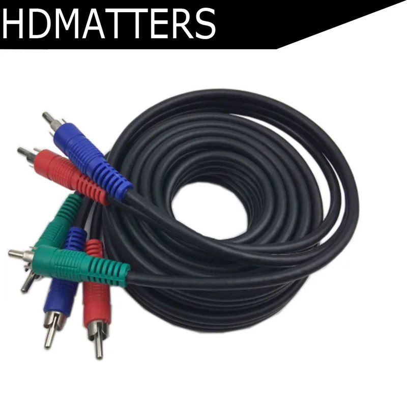 

3M 3 RCA to 3 RCA Component Video Cable RGB Ypbpr cable cord 1.8M for DVD HDTV
