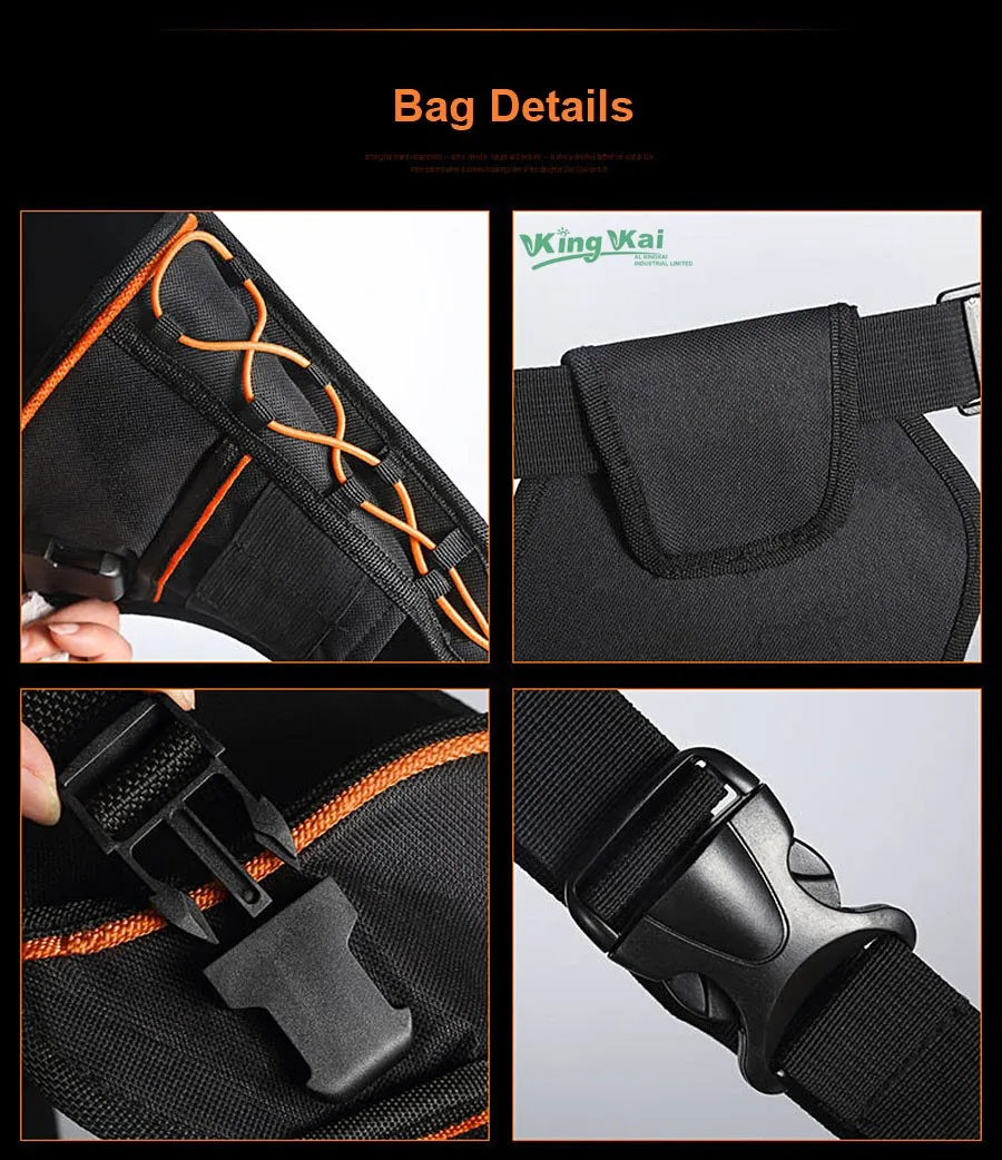 Waterproof Oxford Cloth Eletric Drill Wrench Pocket Bag-09