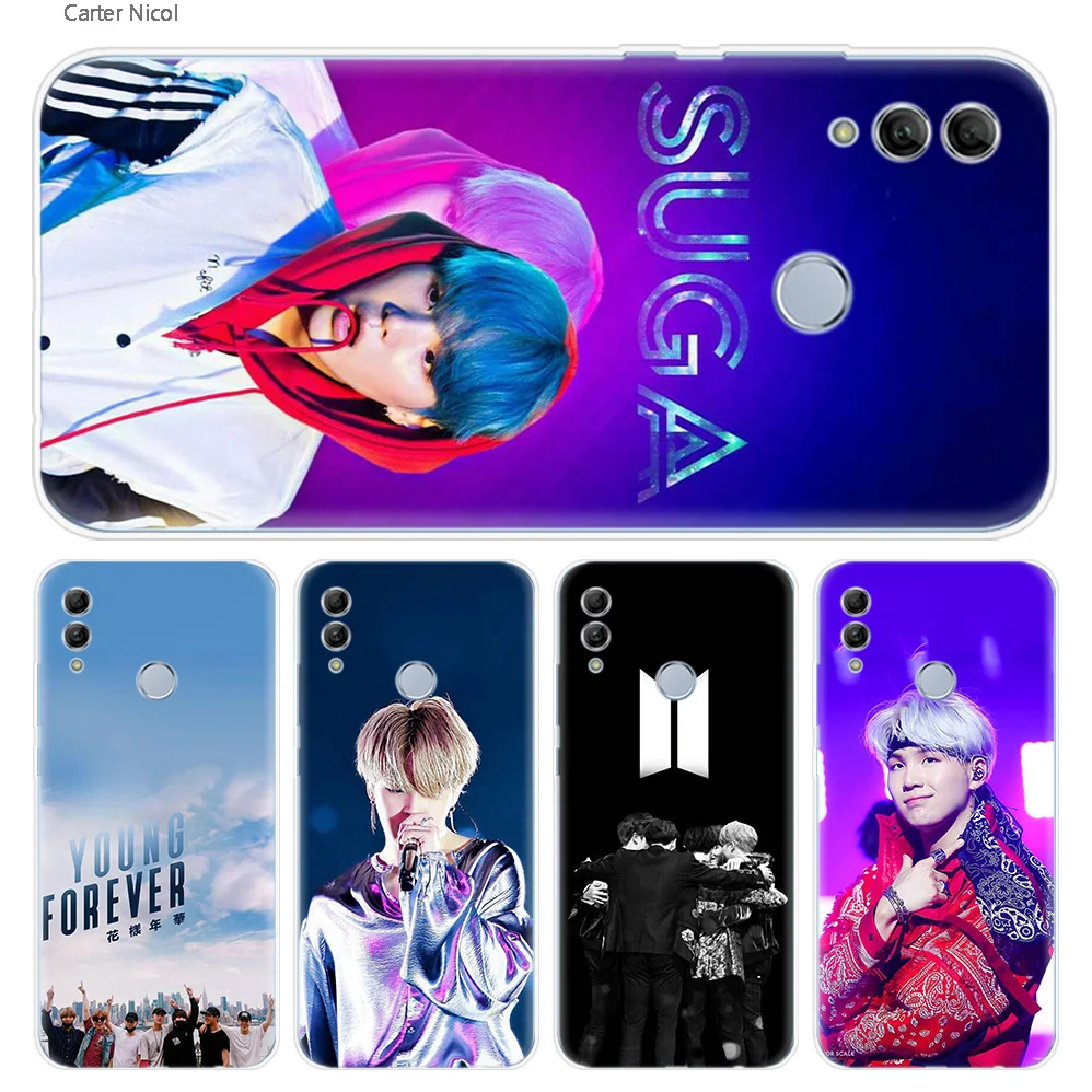 

BTS Young Forever Wings army Silicone Case Cover for Huawei Honor 10 Lite 8C 8X 7C Y6 Y7 Y9 Prime 2018 2019 7A Pro 7C Enjoy 8 9