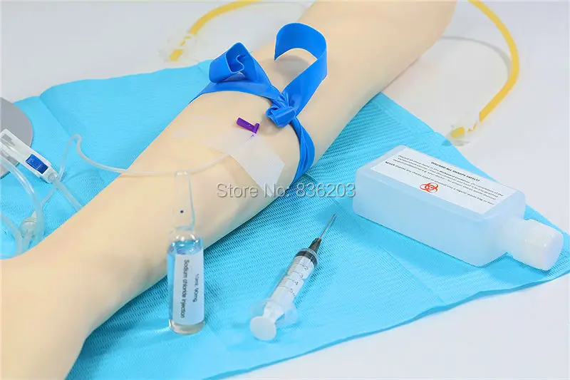 Жизнь Размер анатомический IV Phlebotomy Venipuncture практика руки IV анатомическая инъекция практика медицинский тренажер медсестры Тренировочный Набор