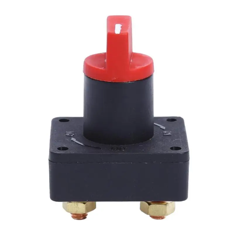 

Car Master Battery Disconnect Rotary Cut Off Power Kill Switch ON/OFF 12V 100A for Boat Camper Caravan Yacht Accessory