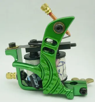 

10Pcs/lot Pro Casting Iron Tattoo Machine 10 Wraps coil stainless steel Tattoos Body Art Gun Coil Machine LPC-ITM-7056-2B