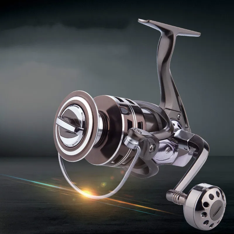  Pre-loading spinning wheel full metal body Aluminum Alloy fishing reel wheel spinning wheel sea pol