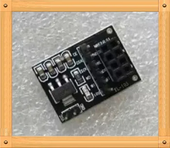 

Free Shipping!!! 2pcs Wireless module adapter plate / 3.3V supporting NRF24L01 wireless module / smart car robot necessary