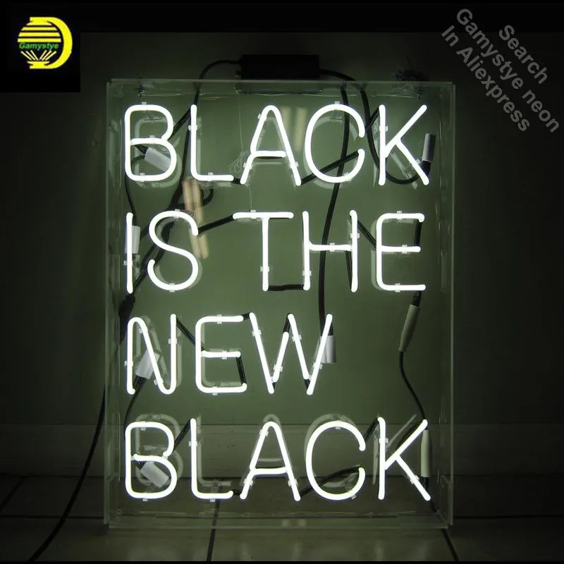 Albums 101+ Pictures black is the new black neon sign Updated