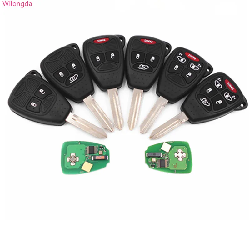 

Wilongda Automobiles remote key 434mhz 315MHZ ID46 Chip for Dodge Dakota Durango Charger for Jeep key