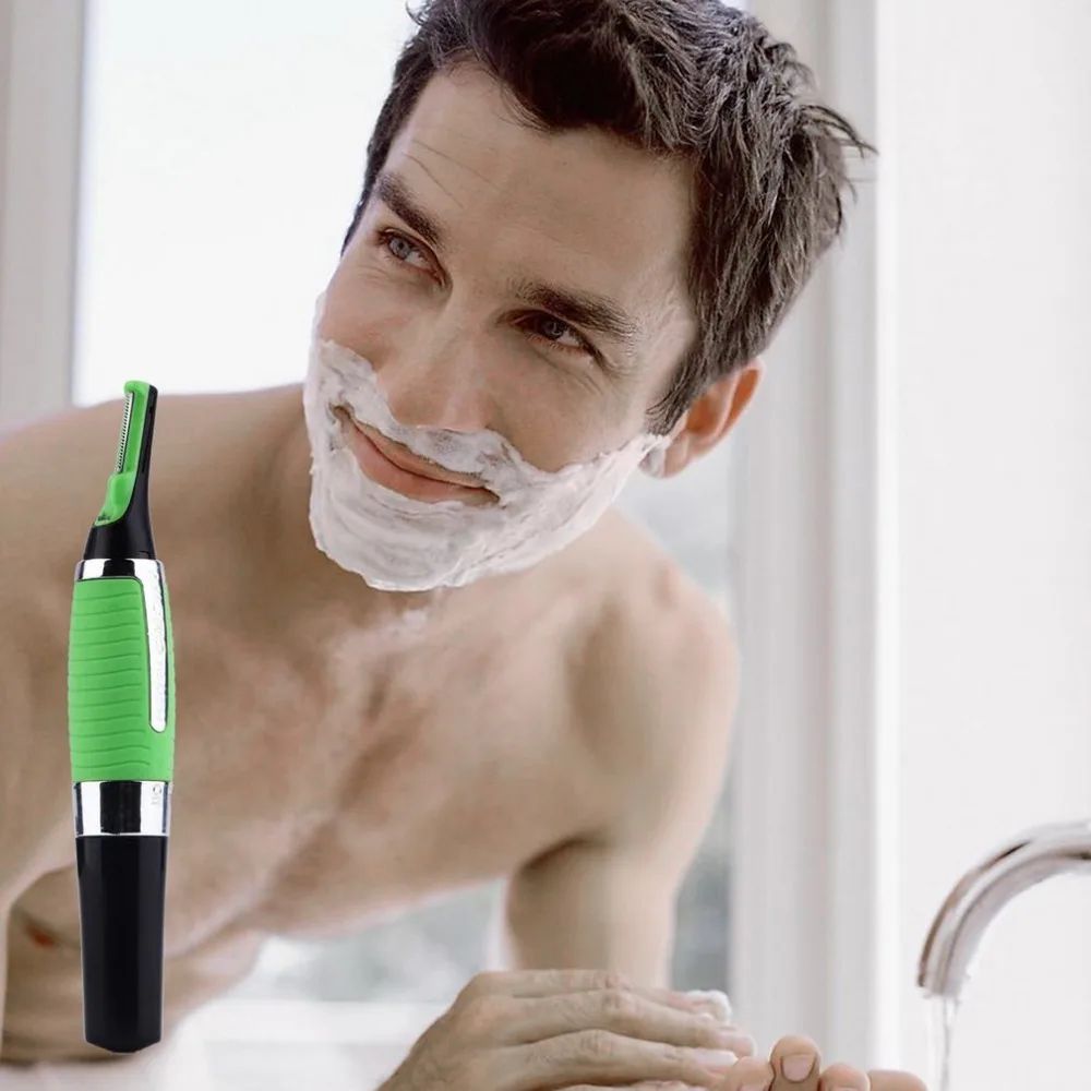 

professional Micro eyebrow Ear Nose Trimmer Removal Clipper Shaver Personal Electric Built In LED Light Face Care Hair Trimer