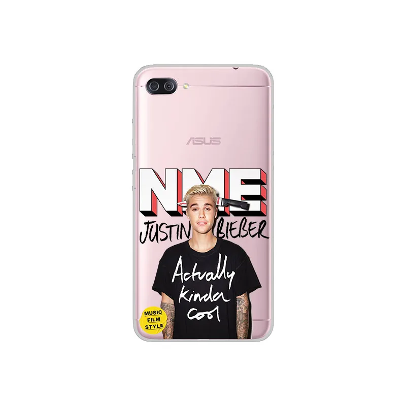 ciciber Justin Bieber For ASUS ZenFone 5 4 3 3S Max Pro Plus Laser Deluxe Selfie Z Q Lite Soft Cover Clear TPU Phones Cases Capa
