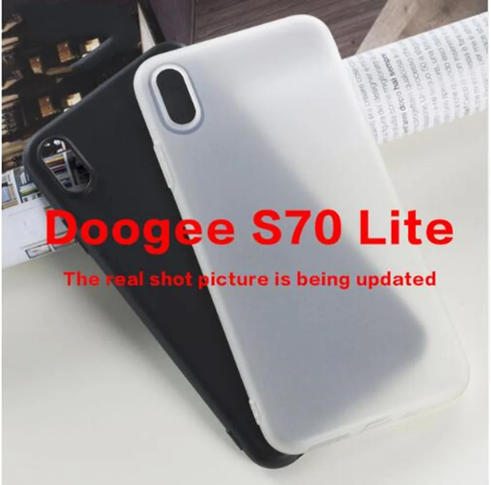 Чехол для телефона Doogee S70 Fundas задняя крышка Lite чехол из мягкого ТПУ матовый