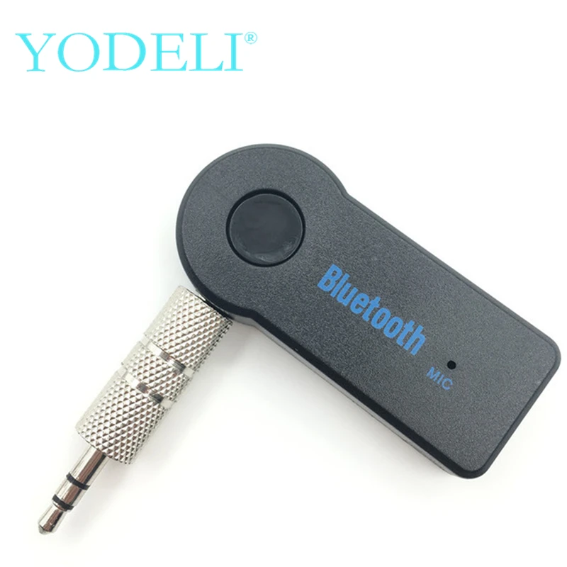 YODELI Автомобильный Bluetooth AUX 3,5 мм разъем Bluetooth приемник Громкая связь вызов музыка аудио Bluetooth адаптер A2dp для наушников динамик