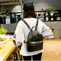 Bolish Корея домашний из искусственной кожи женский рюкзак модная школьная сумка обувь для девочек маленький ретро