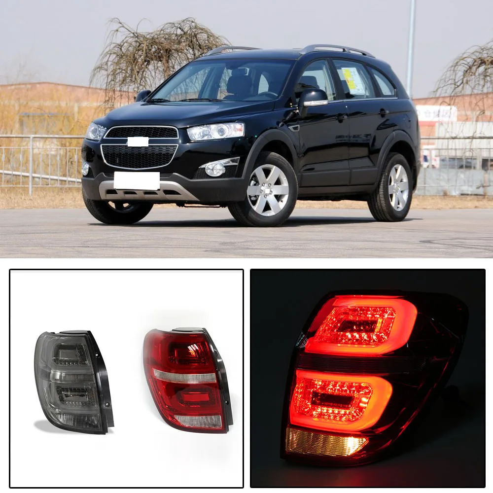 Capqx 1 комплект для Chevrolet Captiva 2009- светодиодный задний светильник хвост светильник в сборе задний тормоз светильник единый светильник, сигнализирующий фонарь