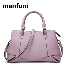 

MANFUNI Genuine Leather Women's Handbag Multi-Purpose Handbag casual tote Female Shoulder Bags Red Bag Pink Bag Black Bag