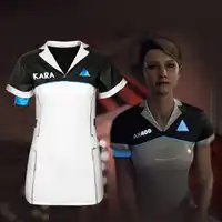 1pcs 2018 New Game Detroit: Become Human KARA Code AX400 Cosplay Costume Dress For Halloween Cosplay Use