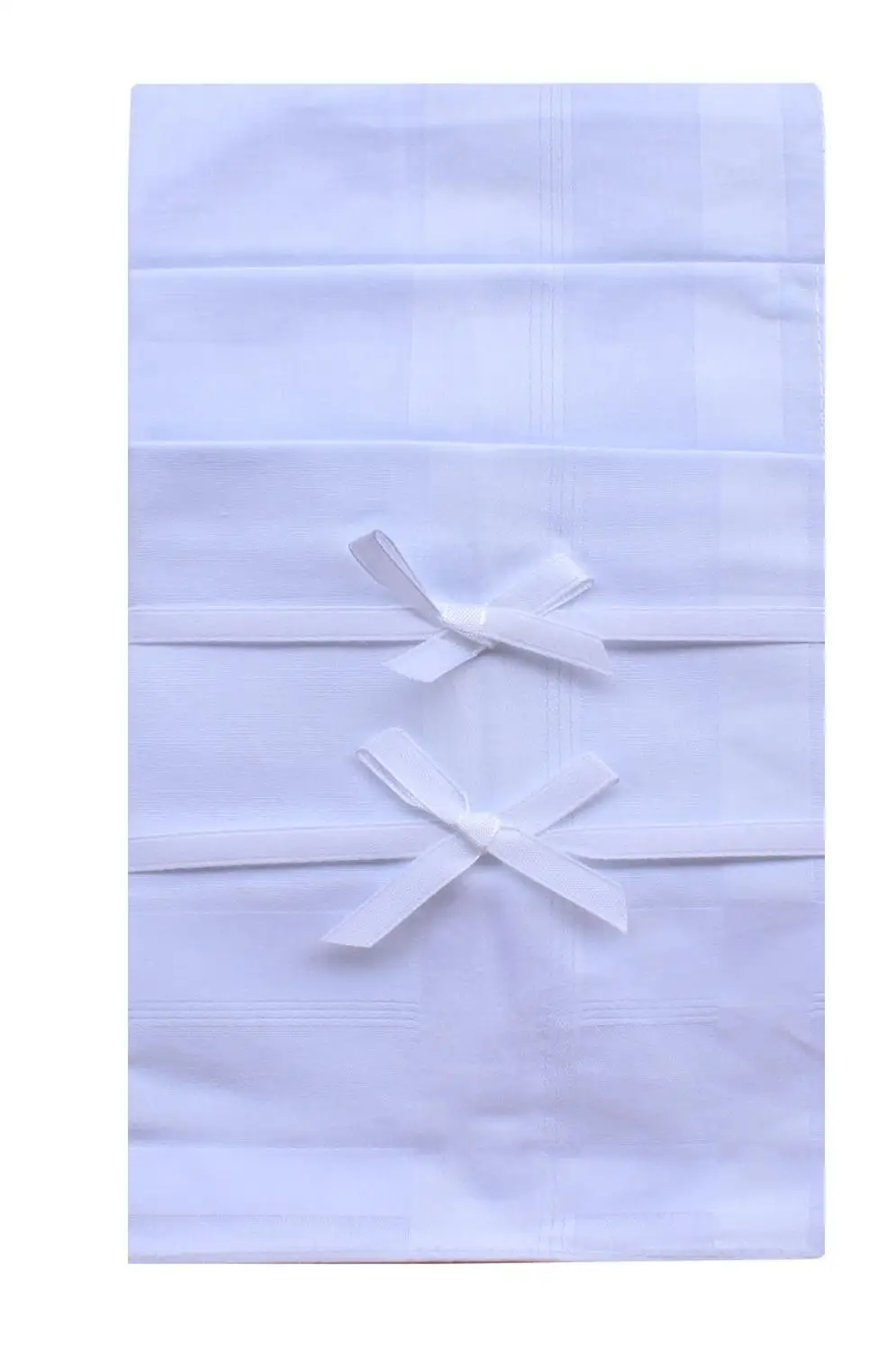 BAIYIXIN мужские белые хлопковые платки, белые карманные Квадратные Классические носовые платки, подарок 17 дюймов
