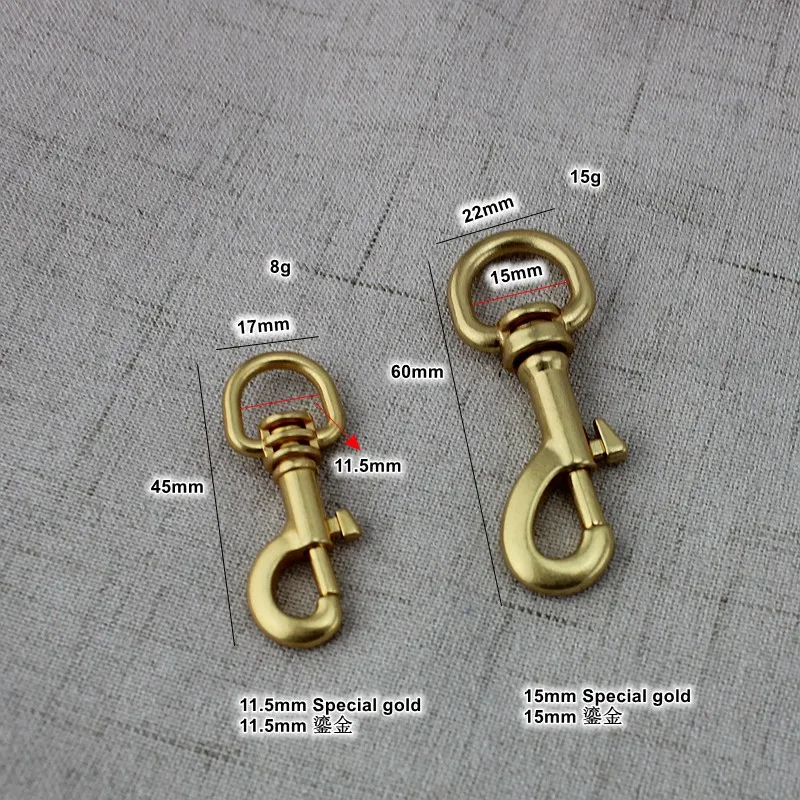 4-30 шт. специальные золотые триггерный крючок металлические аксессуары сумки стали крюк с карабином Овальный поворотный
