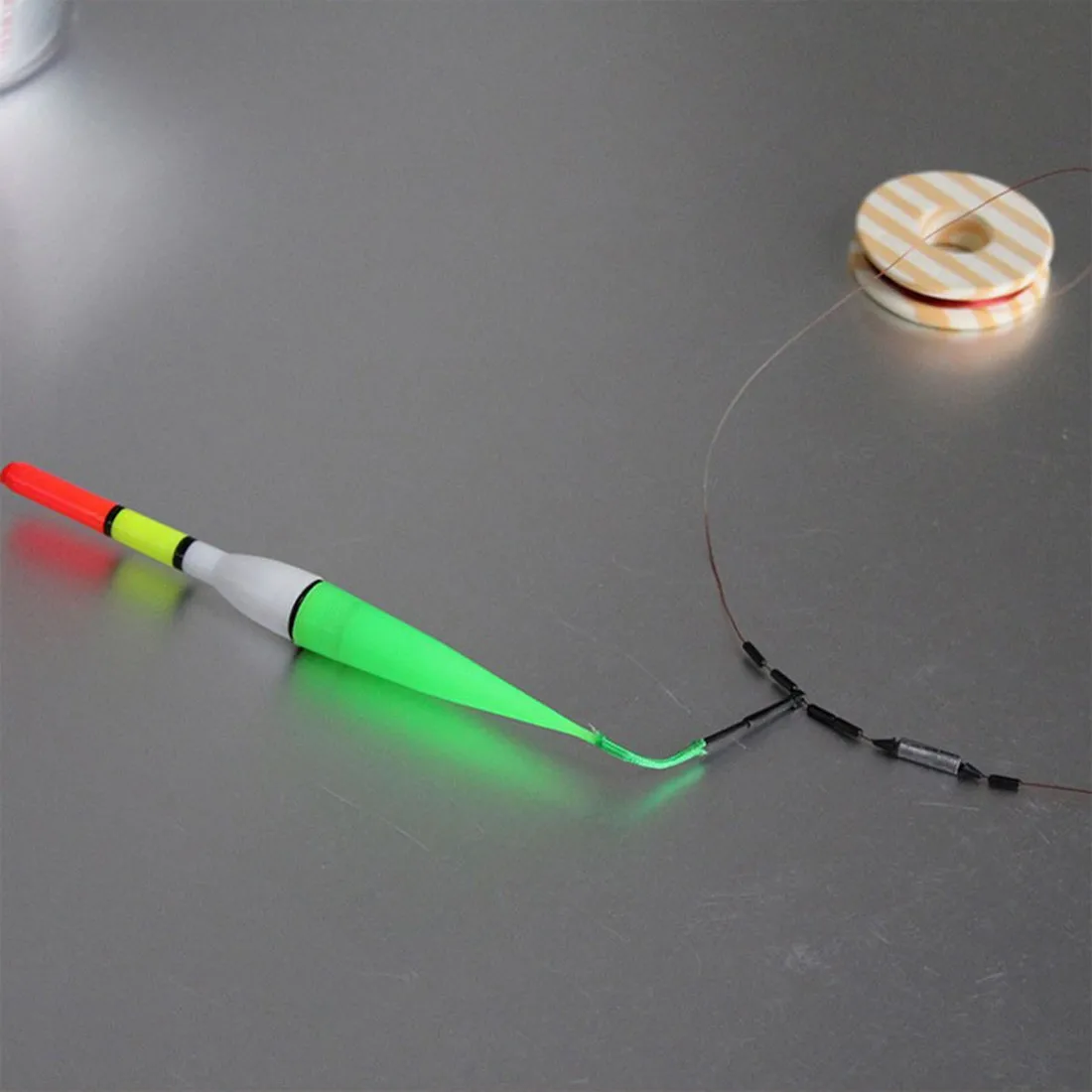 

1PC Night Fish Fishing Plastic Float Bobber Red Flashing Crap With LED Light Fishing
