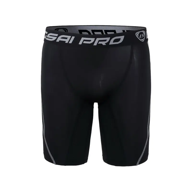 Men Summer Compression font b Fitness b font Short Quick drying Pants Letter Print