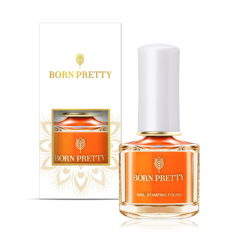 BORN PRETTY свечение ногтей в темноте лак для штамповки флуоресцентный ноготь