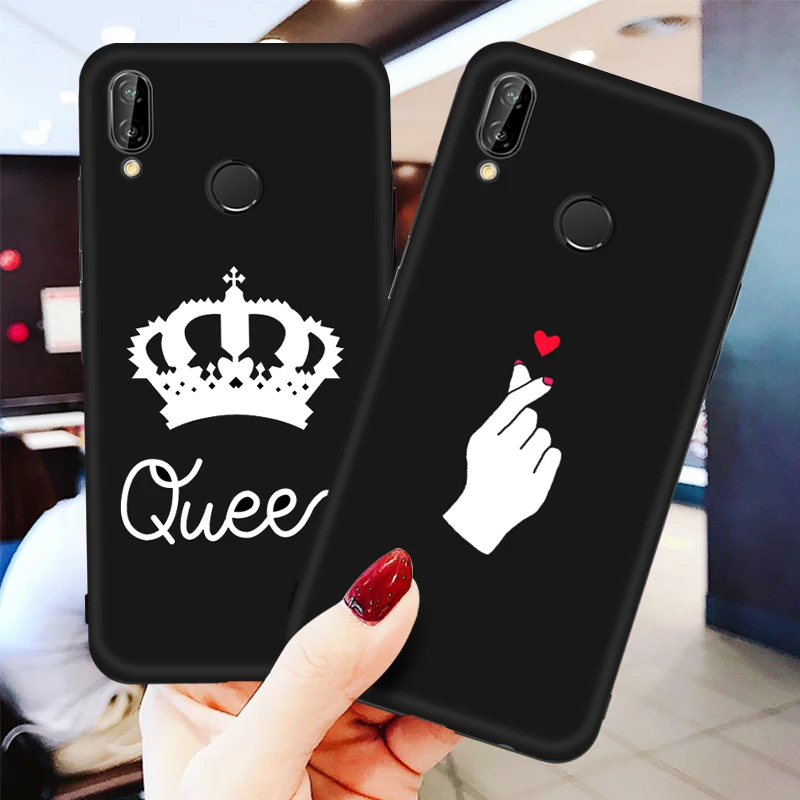 

Case For Huawei Honor 8X Max 8C Note 10 9 8 Lite 7X Magic 2 20 Pro 9X Pro Pattern Black Cover For Huawei Honor 8X 10i 20i Cases