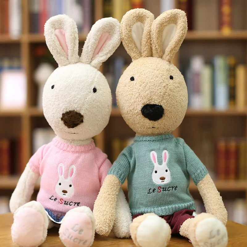 

Bunny plush comfort toy toys for children baby doll ty beanie boos stuffed animals kawaii rabbit gift for girlfriend