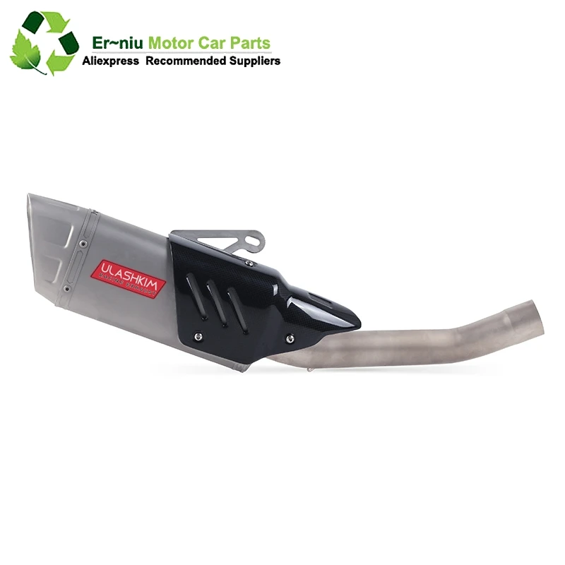

Motorcycle Exhaust Muffler Full System Slip On Middle Link Pipe DB Killer For kawasaki Z750 Z 750