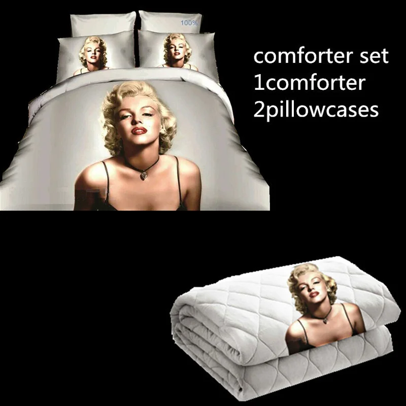 Marilyn Monroe Bedding Set Quilt Comforter And Pillowcase King Size On Salequilt comforter