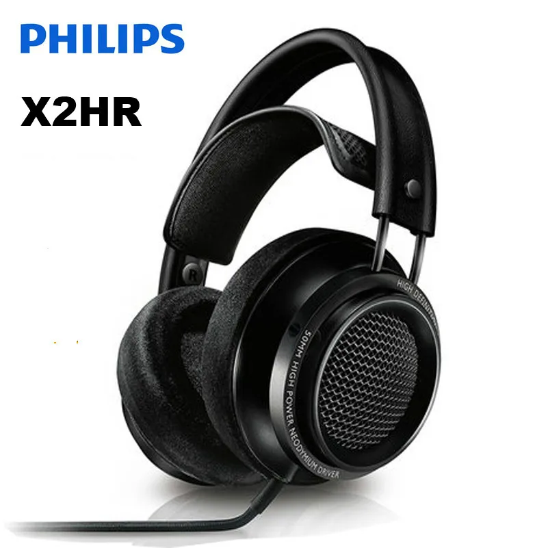 Philips гарнитура X2HR наушники Fidelio Hi-Fi 3 м длиной, проводной наушники для Xiaomi HUAWEI Iphone смартфона - Цвет: X2HR