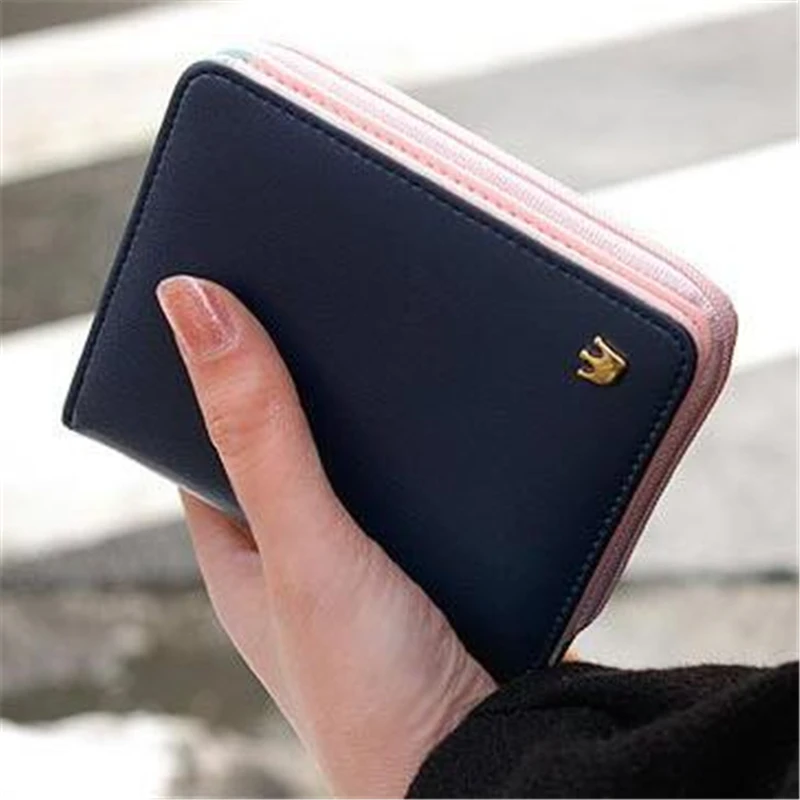  2016 Lovely Vintage Ladies Women's Short Wallet Clutch Handbag Hot Sale Fashion Clutch Purse Card Holder Gift Free Shipping J440 