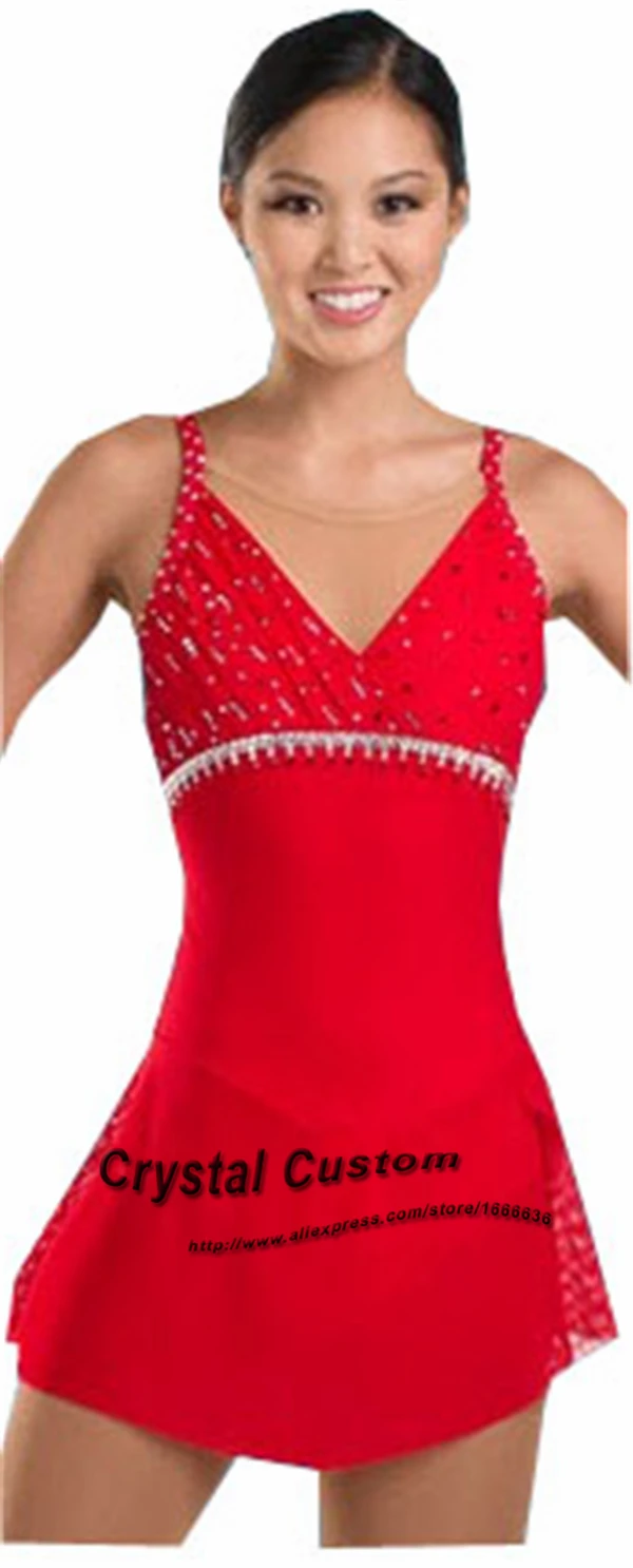 Custom Girls Figure Skating Dress New Brand Vogue Figure Skating