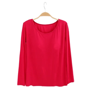 

2019 New modal spring cozy sleep tops women nightgowns long-sleeved sleeping clothes women casual sleep wear plus size