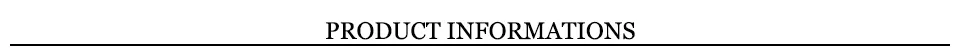 Product Informations 