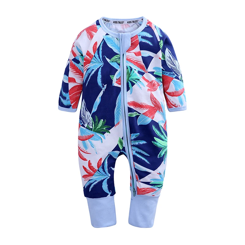 floral rompers new born costume baby girl boy clothes long sleeve romper unisex 2019 jumpsuit cotton kids toddler clothing