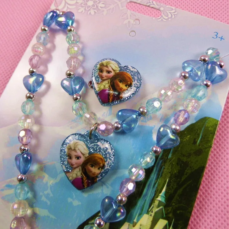 3 pcs/lot Children's Doll Accessories Frozen Elsa Anna Doll Jewelry Necklace Bracelet Bracelet Doll Ring Jewelry 3 pcs/lot Children's Doll Accessories Frozen Elsa Anna Doll Jewelry Necklace Bracelet Bracelet Doll Ring Jewelry