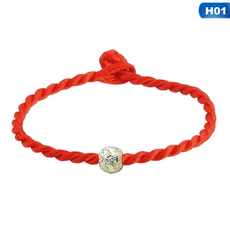 

2018 Red Thread Bracelets Simple Transfer Beads Bracelet Accessories Bracelet String Jewelry Lucky Bracelets For Women