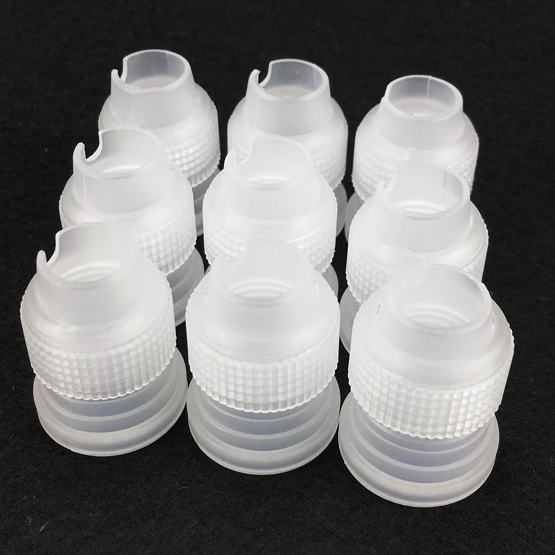 

10Pcs/set Pastry Icing Piping Couplers Plastic Baking Cake Decorating Icing Pastry Bags Tips Nozzles Adaptor Tools Cake Tools