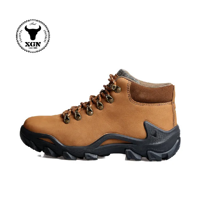 Domineering Lightweight Mens Hiking Boots Waterproof Genuine Leather DESMA Best Comfortable ...