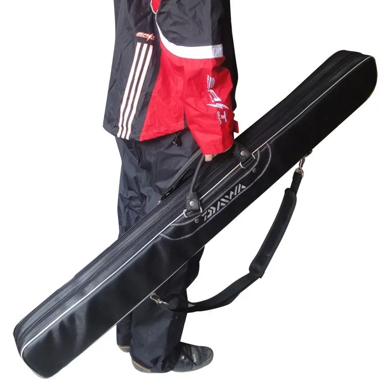 

2017 DAIWA NEW Fishing Rod bag High-capacity DAIWAS Double-deck Multi-function Length 1.2 m PU FishingBag DAWA fishing gear