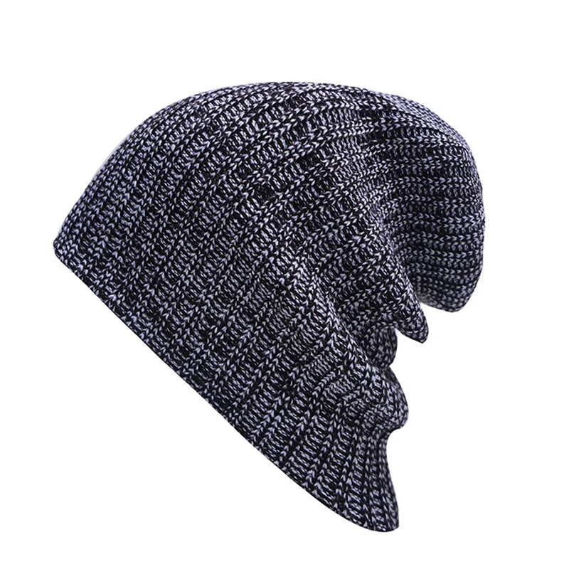 

2017 Aliexpress New Sale Outdoor Casual Adult Hat AB Line Winter Stripe Acrylic Sleeve Cap Glengarry Keep Warm Winter Knit Hat