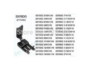 

2015 Overlock Foot for S570dg 3/8 Presser Foot Feet Part Accessories for Double Needle Lockstitch 842 1162 845 3168 Juki Pfaff