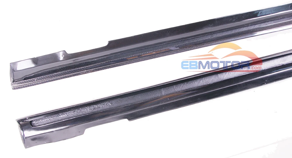 ebmotor-com Real Carbon Fiber side skirts spoiler splitter for Mercedes benz C63 FL Coupe Sedan 12-15 10