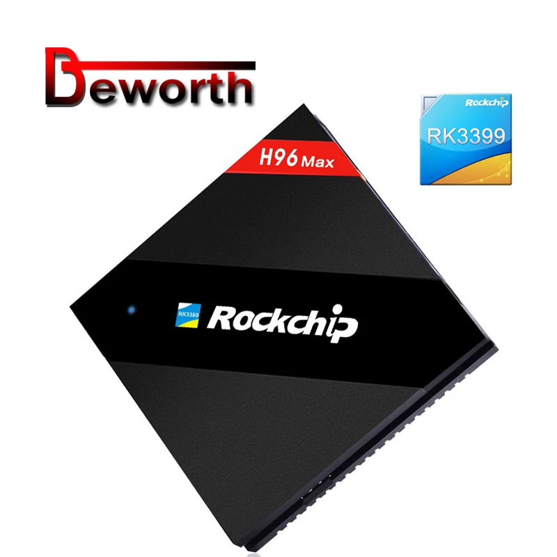

H96 Max 4GB/32GB Rockchip RK3399 6 Core Android 6.0 TV Box 2.4/5.8G WiFi BT4.0 H.265 4K 1000M LAN USB 3.0 Smart Media player