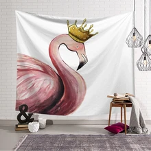 Floral Flamingo Wall Tapestry Wall Art Tropical Beauty Home Decor Hanging Tapestry Flamingo Beach Art Cool Bohemian Blanket ancient art eye tapestry wall hanging beach blanket
