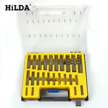 ХИЛЬДА 0.4-3.2 мм Мини Сверло Указан Microtech Power Tools Небольшой Точности HSS Твист Бурение Комплект с Пластиковый Корпус коробка