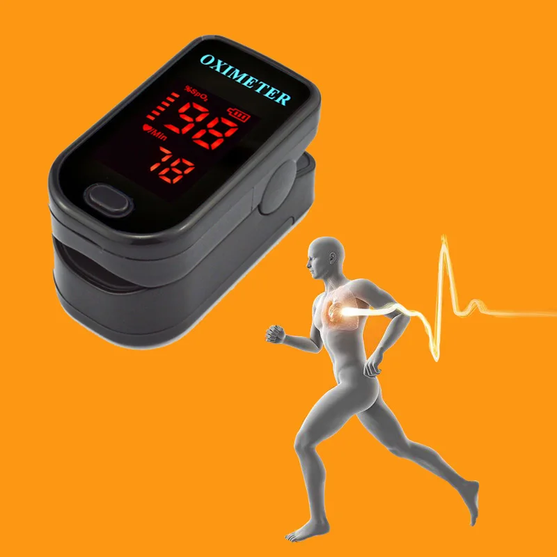 

CE ISO Professional Fingertip Pulse Oximeter oximetro two directions display 4 Colors Blood Oxygen Monitor