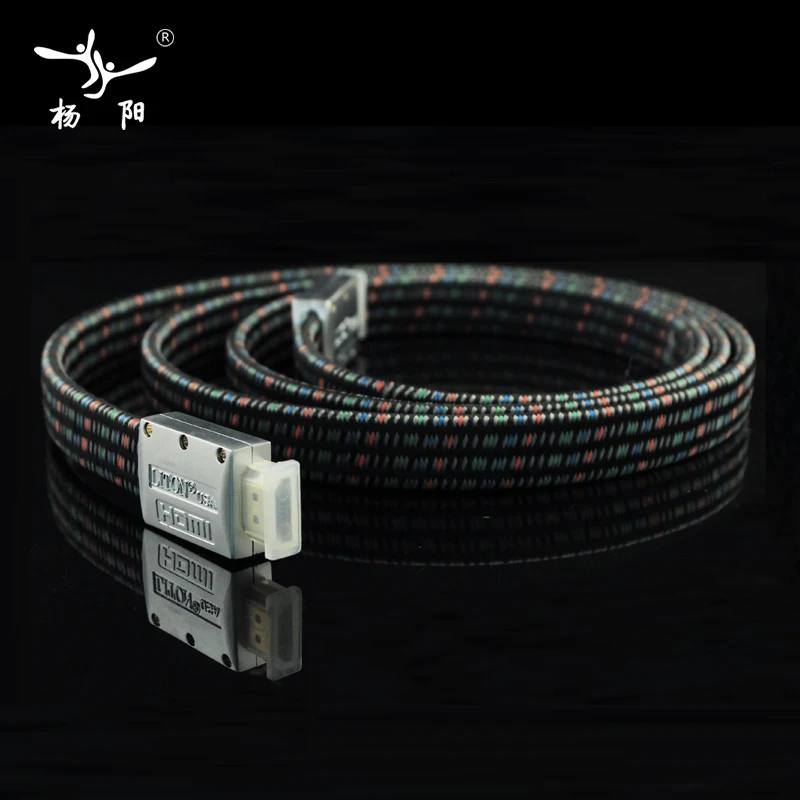 Кабель YYAUDIO LITON HiFi HDMI к кабель 2 0 4k 3D 60fps для HD ТВ ЖК ноутбука PS3 проектор