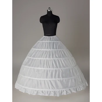 

Wedding accessories discount plus size 6 hoops underskirt ball gown wedding petticoat