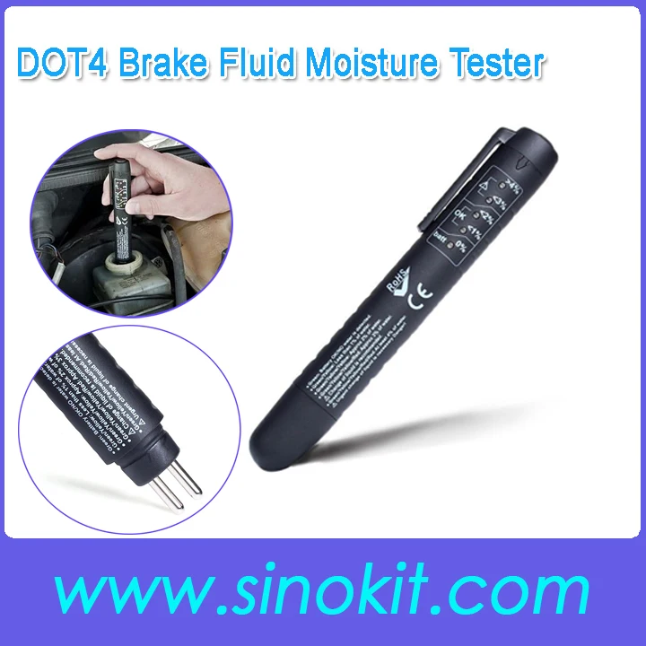 

Free Shipping DOT4 5 LED Car Brake Fluid Moisture Tester BLT001